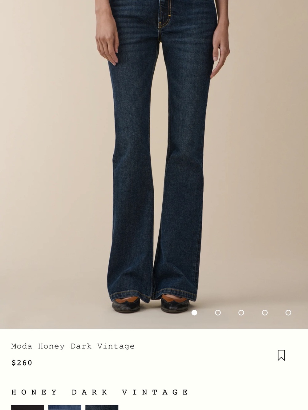 NWT Jeanerica Bootcut Jeans (Moda - Honey Dark Vintage)
